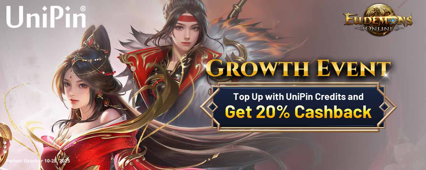 Enjoy Up to 20% Cashback on Eudemons Online Top-Ups – Power Growth Event (US)